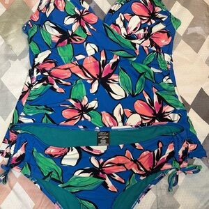 Catalina Blue and Pink Bikini Vibrant Swimwear